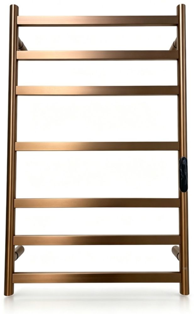 Полотенцесушитель электрический REIN Classic Cube 7-Brushed rose gold 800*500 мм