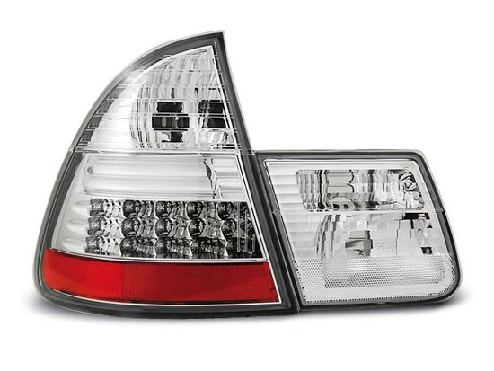 Задние фонари Bmw 3 E46 chrome led