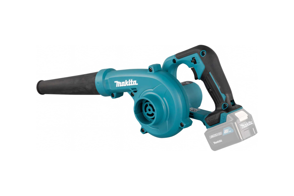 Аккумуляторная воздуходувка Makita CXT 12 В, 2.6 куб.м/мин, 75 м/с, короткий патрубок UB100DZ