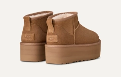 UGG Угги на платформе Classic Ultra Mini, каштановый