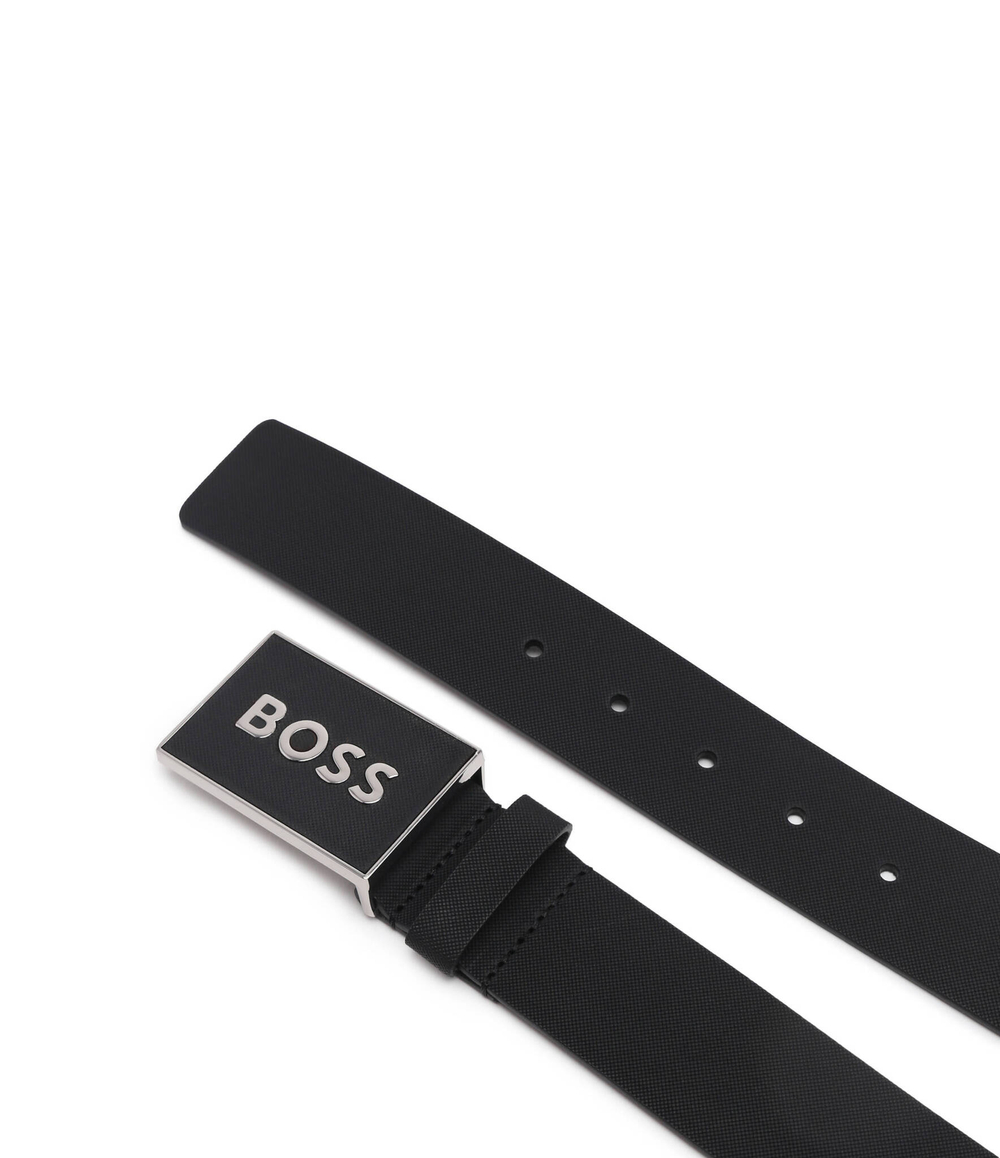 Skórzany pasek Boss_Icon-S1 BOSS BLACK - черный(50471333)