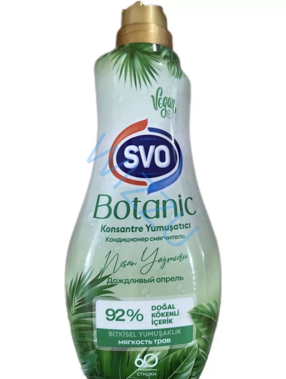 Кондиц. смягчитель Svo 60 стирок Botanic Vegan Дождливый Апрель 1440Мл