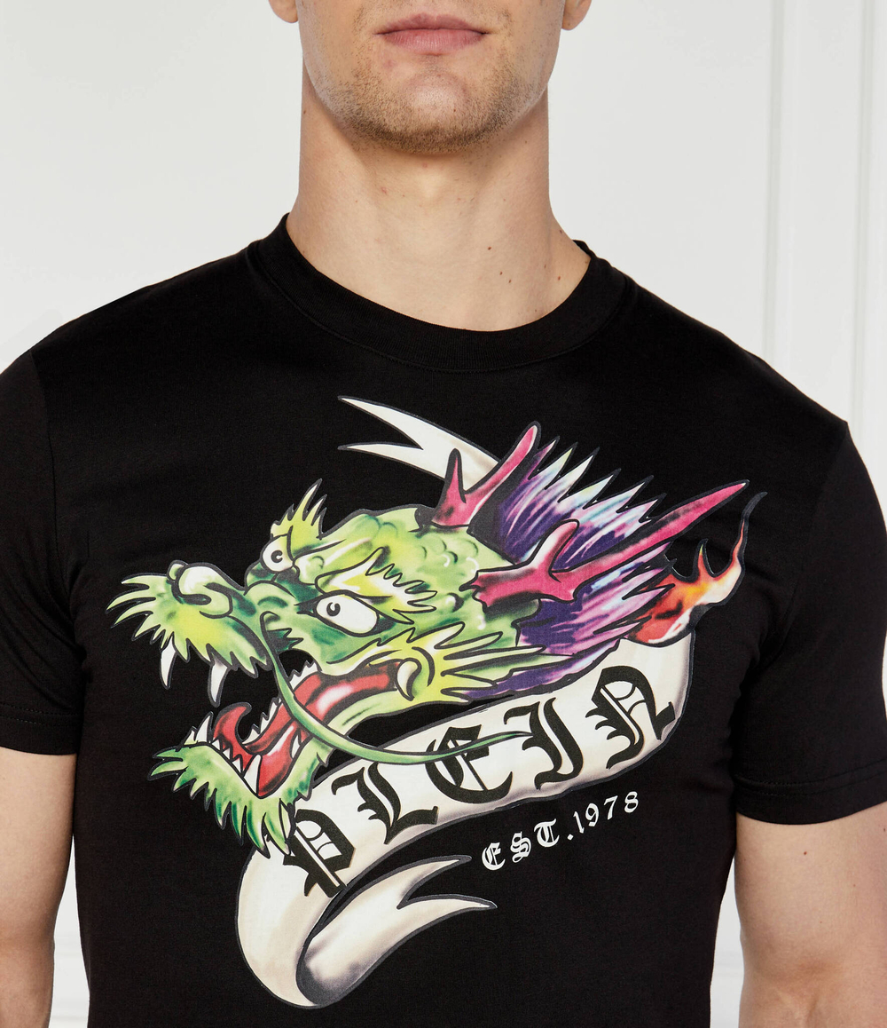 Футболка Philipp Plein - черный(MTK7091 PJY002N)