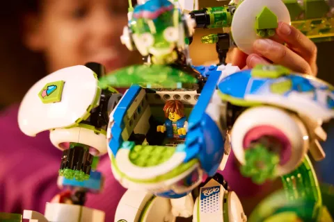 Конструктор LEGO DREAMZzz 71485 Матео и Зет-Блоб, боевой робот-рыцарь