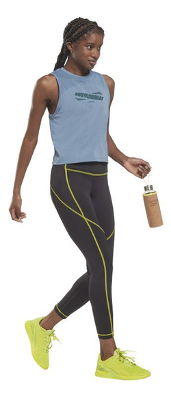 Женский топ теннисный Reebok Les Mills BodyCombat Supremium Tank W - небесный