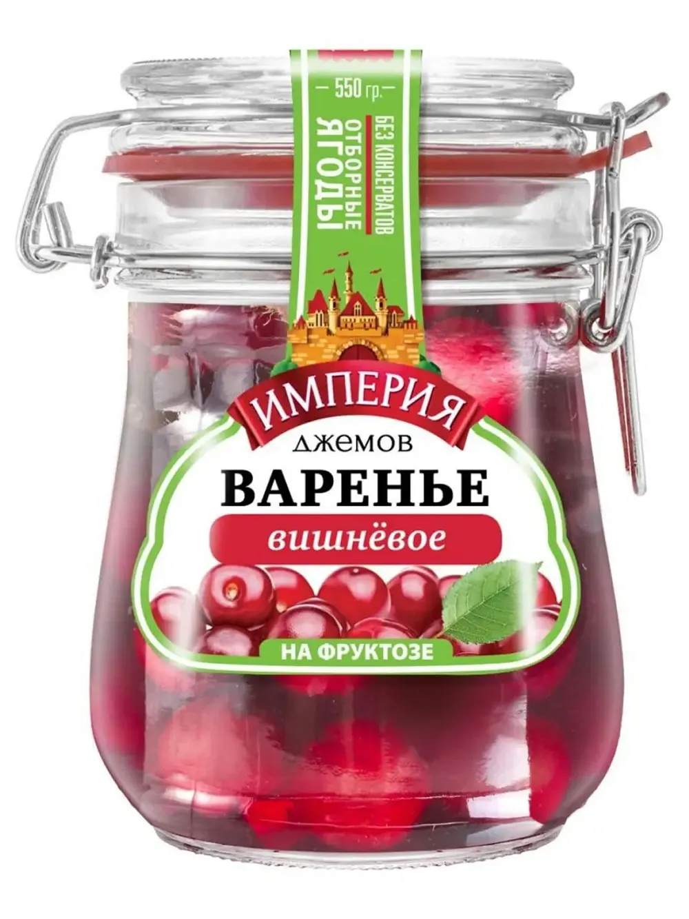 Варенье Вишневое на фруктозе (550 г ведро п/э)
