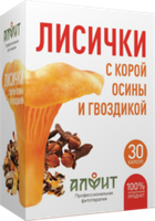 Фитокапсулы "Лисичка с корой осины и гвоздикой", Алфит