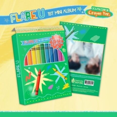 (ПРЕДЗАКАЗ) Альбом FLARE U - YOUTH ERROR 1st Mini Album CRAYON Version