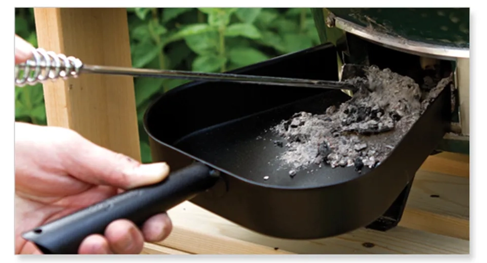 Кочерга для золы (S/MX/MN), зеленая ручка (Big Green Egg)
