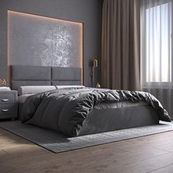 Двуспальная кровать с настилом Квадро, 140х185