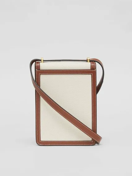 Кожаная сумка Burberry Robin коричневый