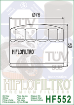Фильтр масляный Hiflo Filtro HF552