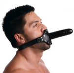Кляп с фаллосом Ride Me Mouth Gag (Цвет: черный)