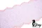 03-177  Кружево эластичное 18 см, лиловый/розовый