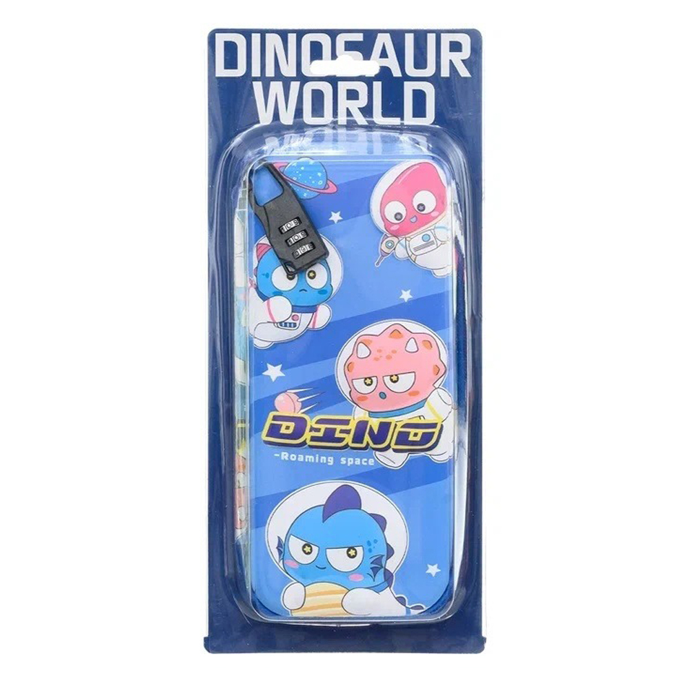 Пенал-косметичка Basir без наполнения, 22,5*10 см, серия "Dino", ассорти