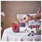 Свеча ароматическая IKEA STORTSKON (СТЁРТСКЁН), Дикие ягоды, Красный, 50 часов