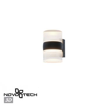 Уличный настенный светодиодный светильник 16W 2700-4000К 359718 чёрный Estima Novotech