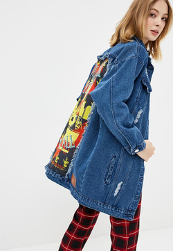 LIGVIANNI Джинсовая куртка Denim Jacket You Don'T Know Me At All