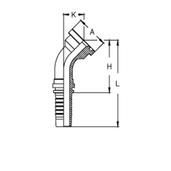 Фитинг DN 12 SFS 3/4 41.3 (45)