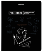 Тетрадь предмет. А5 48л. клетка "Мемы" Геометрия twin лак, подсказки (BRAUBERG)