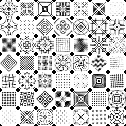 Декор VIVES Octogono Variette Sombra Mix g.156 20x20