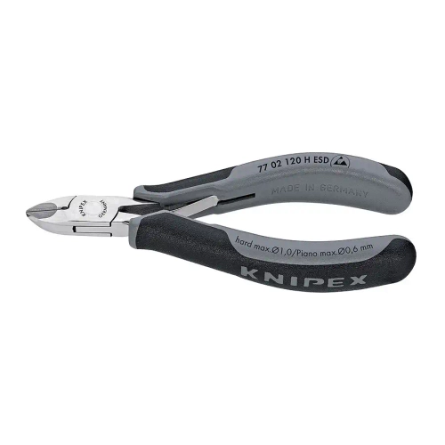 Кусачки боковые для электроники антистатические 120 мм Knipex 77 02 120 H ESD