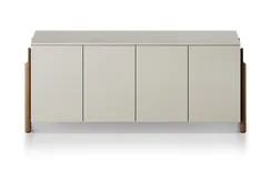 Тумба Basic 4 двери ширина 170 см (серо-бежевый)