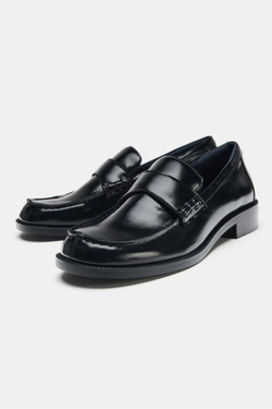 ZARA ЛОФЕРЫ, ЧЕРНЫЙ