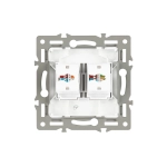 Механизм компьютерной розетки двойной SCT-MPC2-PL-GR (RJ-45, CAT6) (Arlight, -)
