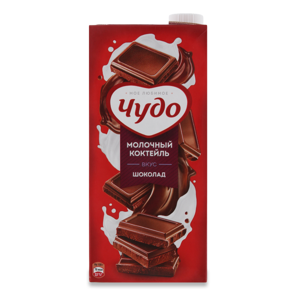 Чудо КоктМолСтер Шокол 2% 960г СЛ 12Х