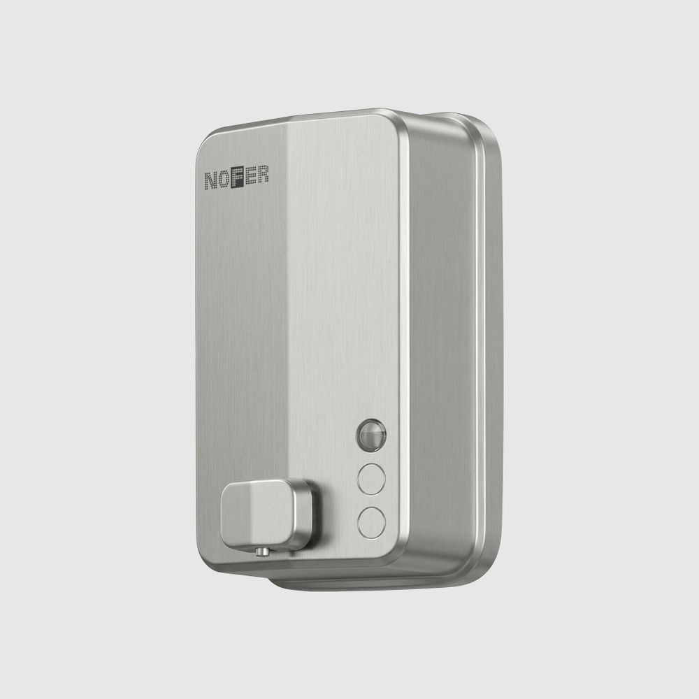 Диспенсер для мыла с кнопкой 1200 мл. нерж. сталь INOX EVO 03050.S матовый