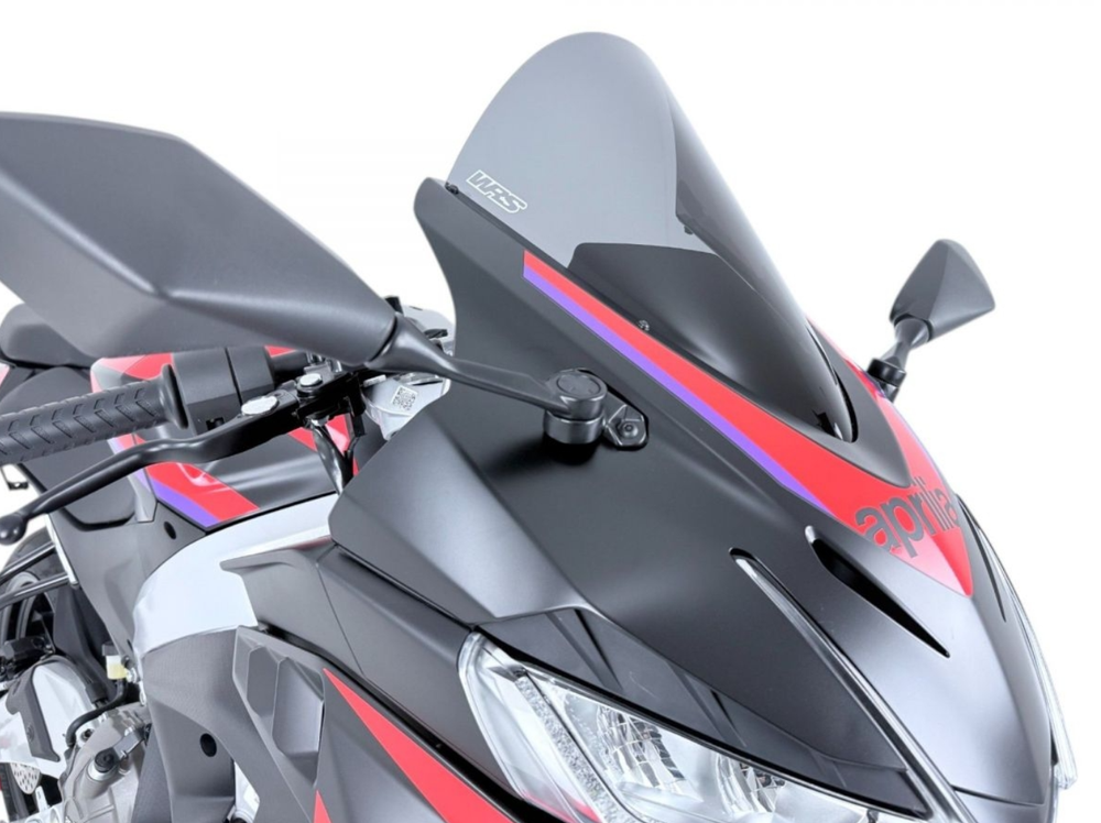 WRS Ветровое стекло высокое +65мм Race Aprilia RS 457 затемненное AP016F
