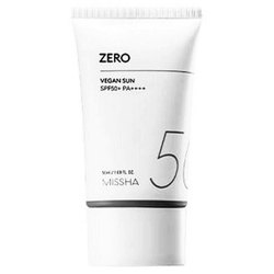 Солнцезащитный крем с матирующим эффектом Missha All Around Safe Block Zero Vegan Sun SPF50+ PA++++, 50мл