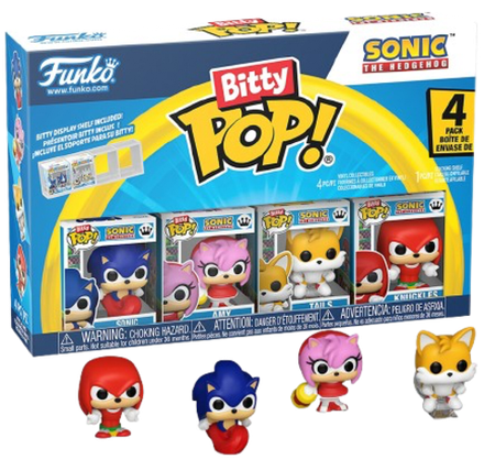 Набор Funko Bitty POP! Sonic the Hedgehog Sonic+Amy+Tails+Knuckles