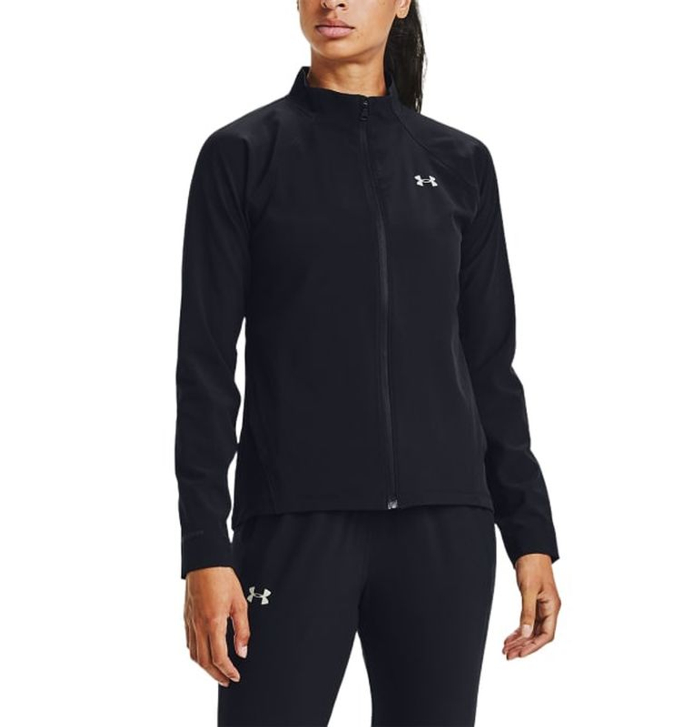 Женская теннисная толстовка Under Armour Launch 3.0 Storm M - black