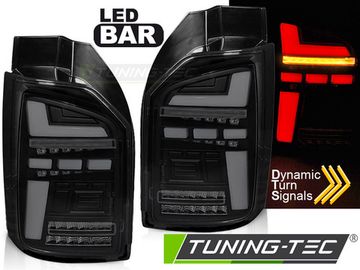 Задние фонари LED BAR BLACK SMOKE SEQ для VW T6/T6.1