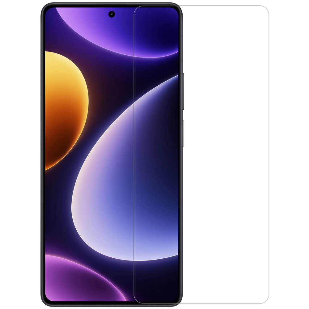 Защитное стекло с прозрачными рамками от Nillkin для Xiaomi Redmi Note 12 Turbo и Poco F5, серия H+Pro Anti-Explosion Glass Screen Protector