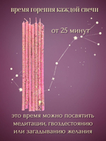 Свечи  эзотерические розовые  Любовь