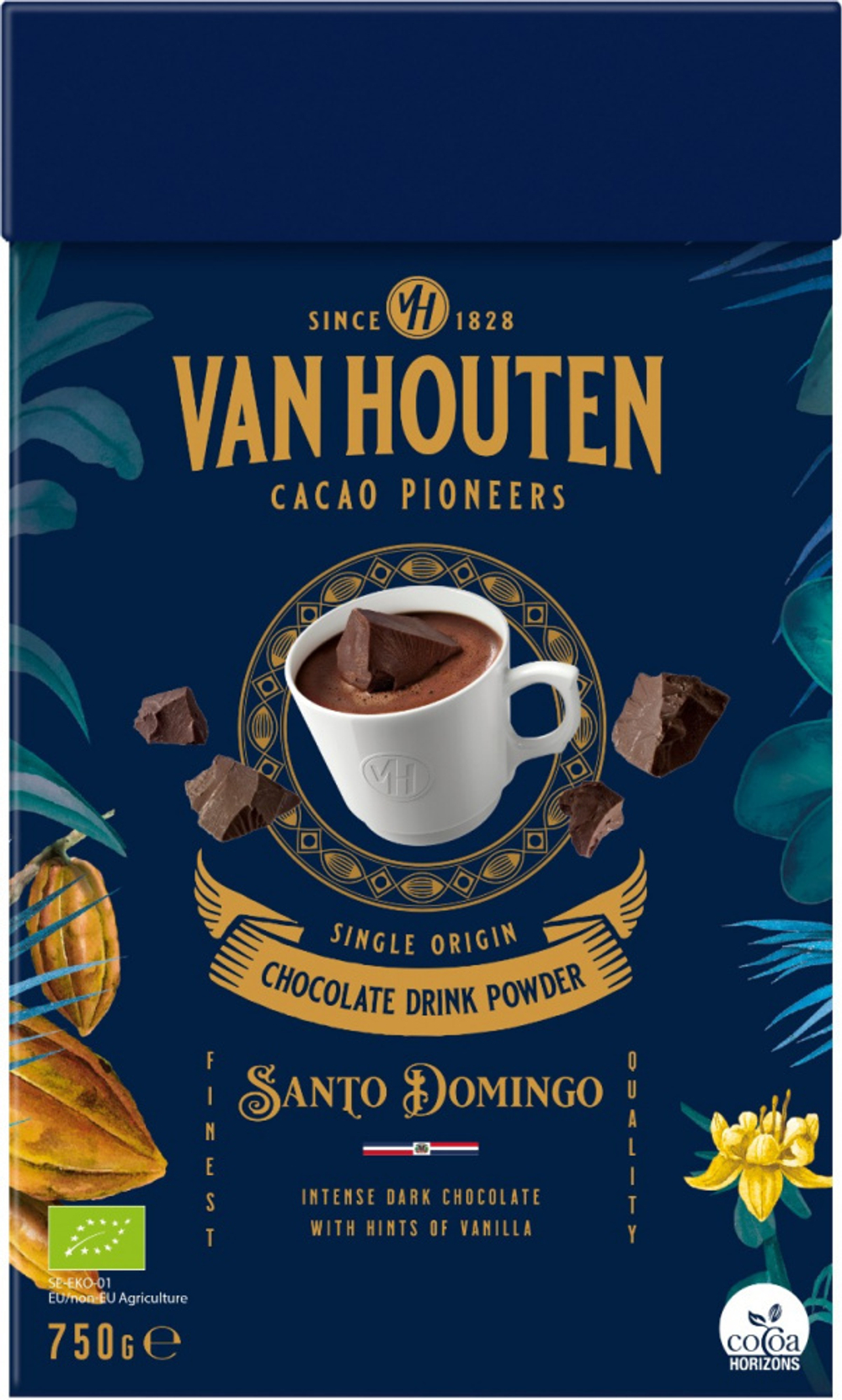 Какао-напиток растворимый Van Houten Santo-Domingo /250гр/ (Пакет 750гр)