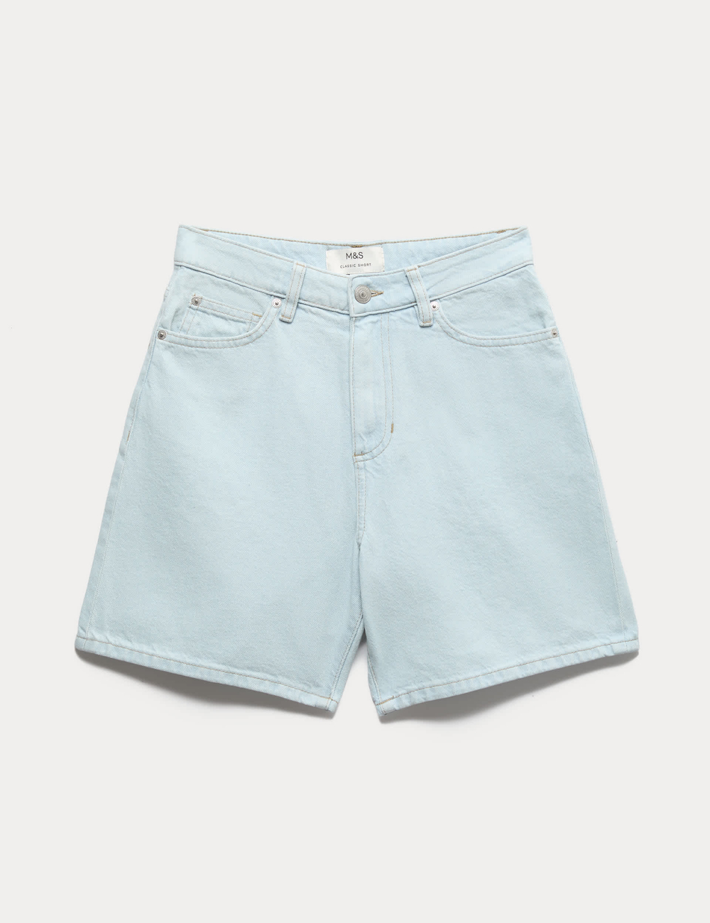 Хлопковые джинсовые шорты T57005877 - Marks & Spencer