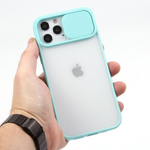 Чехол ТПУ с защитой камеры для iPhone 12 Pro Max, 011929 Голубой