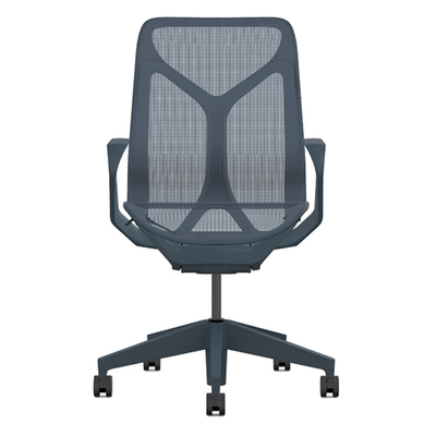Кресло Herman Miller Cosm, средняя спинка, цвет Nightfall, нерегулируемые подлокотники