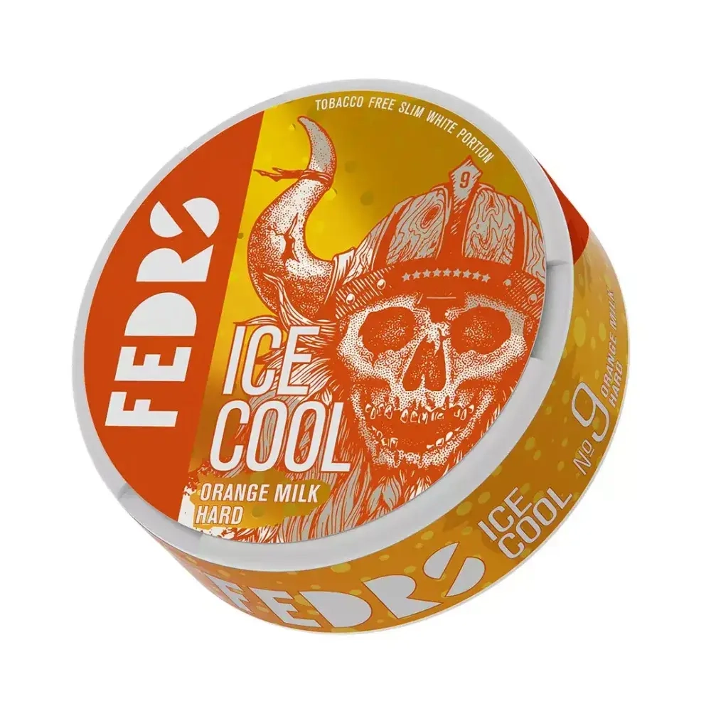 Снюс FEDRS ICE COOL №9 ORANGE MILK HARD (65 МГ) - АПЕЛЬСИНОВОЕ МОЛОКО