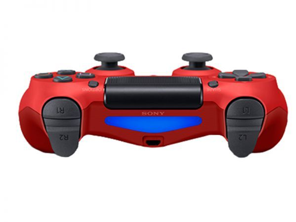 Беспроводной геймпад DualShock 4 для PS4 (красная магма, 2ое поколение, CUH-ZCT2E: SCEE) + бонус чехол