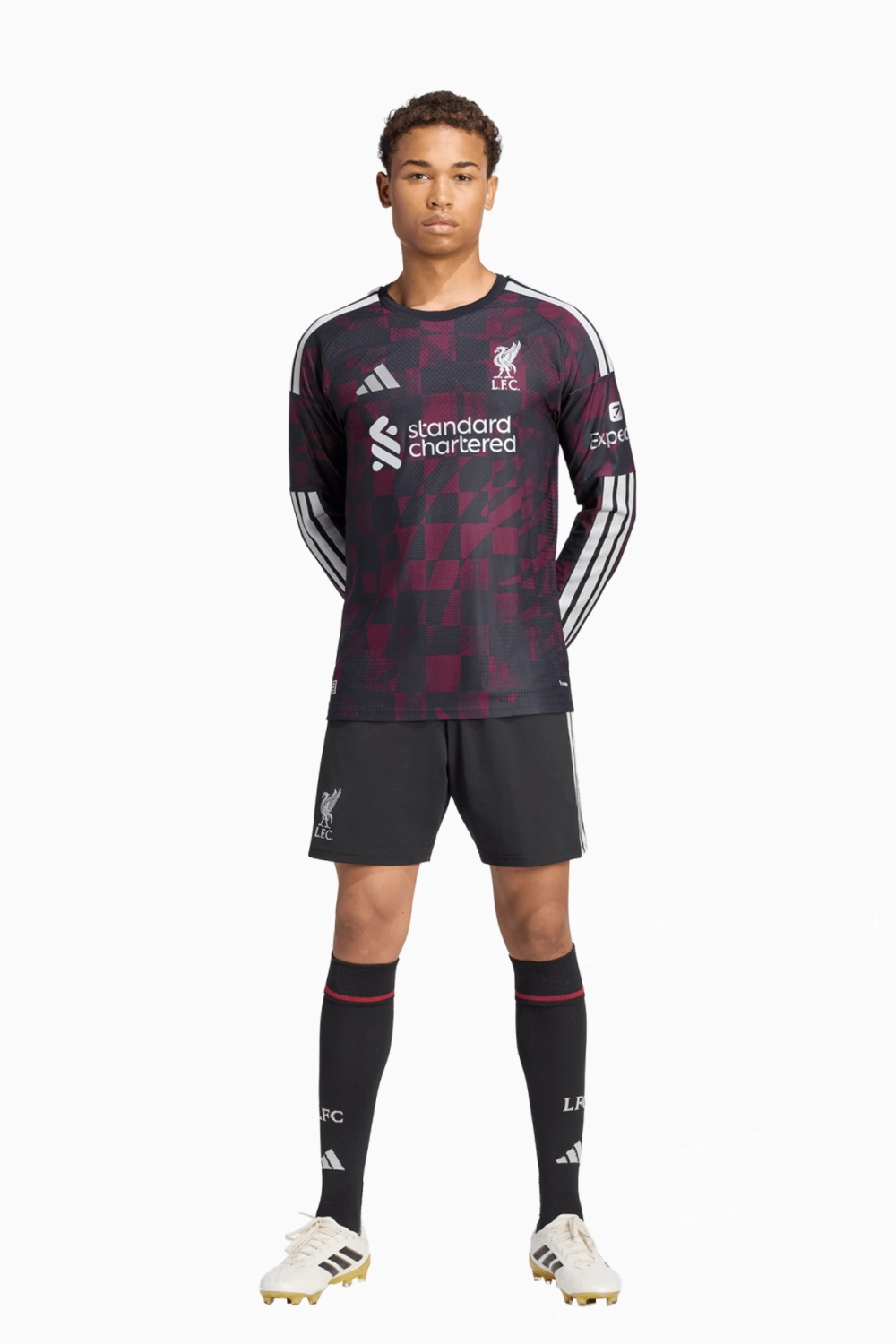 Футболка с длинными рукавами adidas Liverpool FC 26/27 3rd Authentic - черный