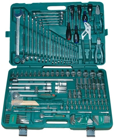 Набор инструмента Jonnesway 128 предметов 1/2"-1/4" S04H524128S