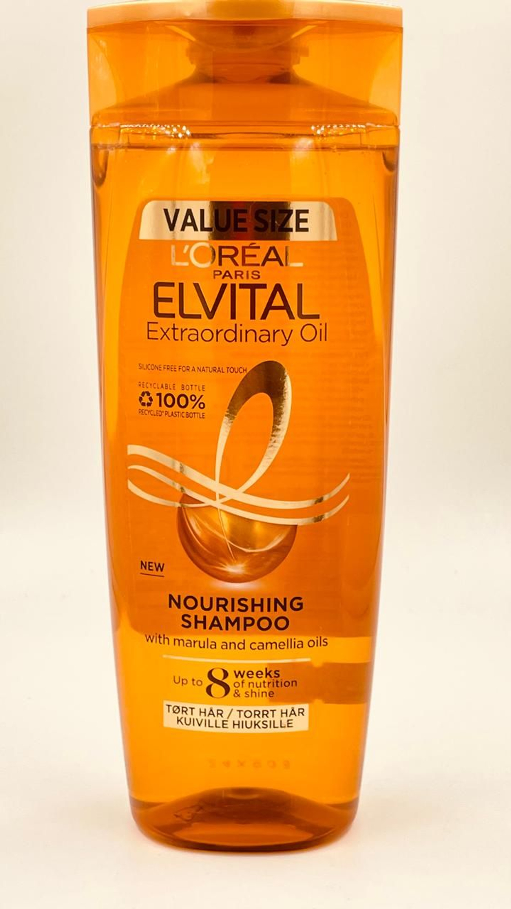 Шампунь L'Oral Elvital Extraordinary Oil для нормальных и сухих волос c маслами марулы и камелии 500 мл (Франция)