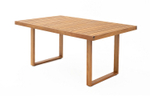 Обеденный стол из акации Joygarden БУКА, Natural Teak, серый