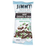 JiMMY!, Bars With Benefits™, протеиновый батончик, мятное печенье и крем, 12 батончиков по 58 г (2,05 унции)