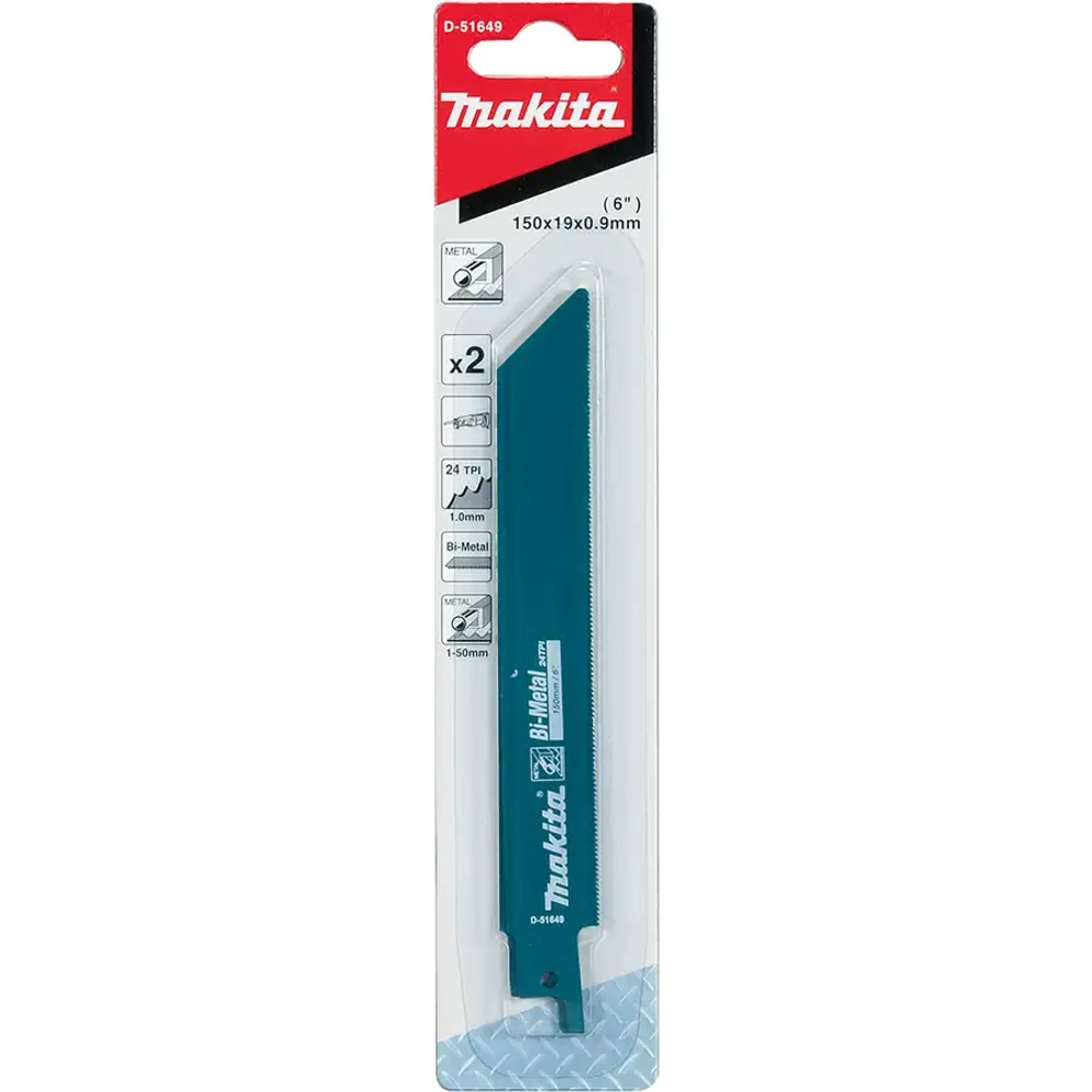 Сабельная пилка для металла 152x0,9x24TPI Makita D-51649
